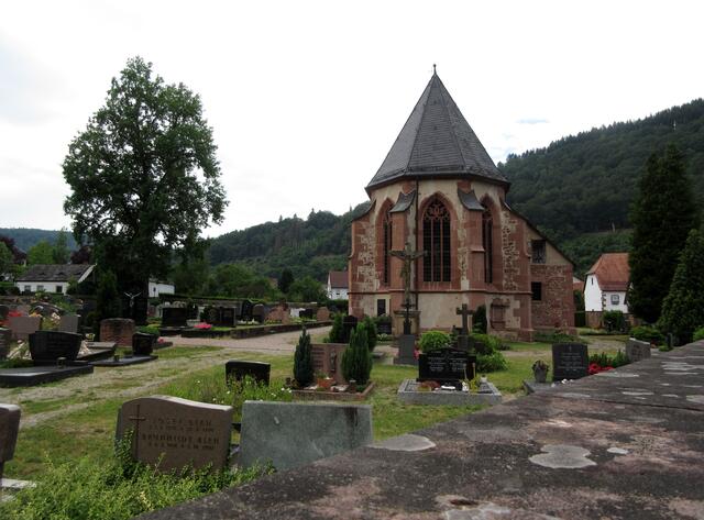 Der erste Blick auf die Ersheimer Kapelle.