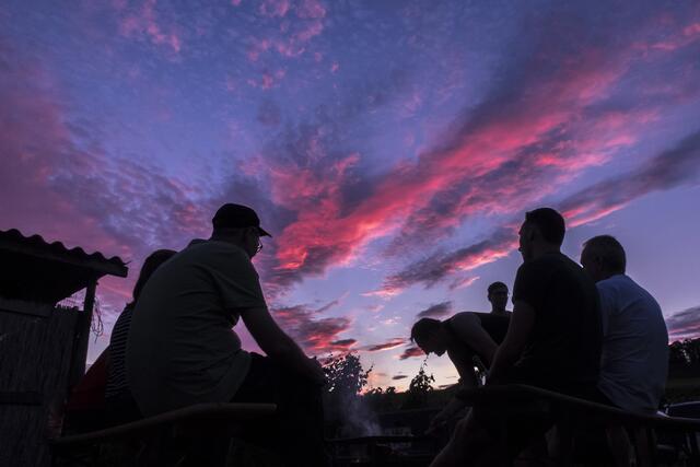 Grillen mit Freunden