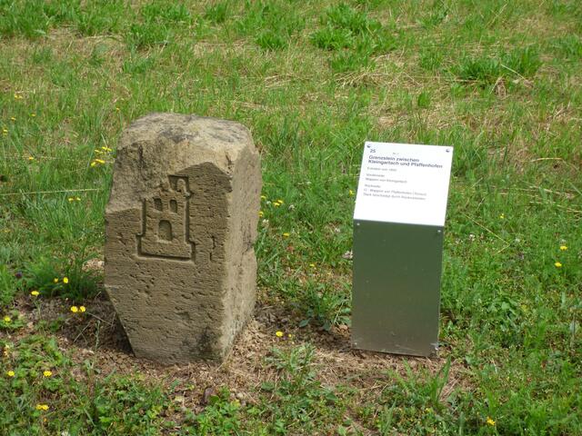 Historischer Grenzstein, früher zwischen Kleingartach und Pfaffenhofen