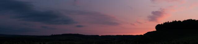 Abenddämmerung Neippergpanorama