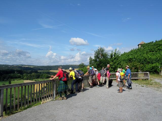 Ein wunderbarer Sommertag begleitete die Wanderer mit einer leichten Brise