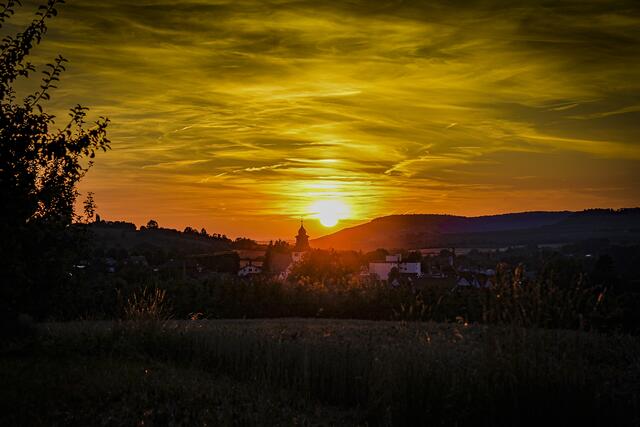 Blick von Affaltrach nach Willsbach