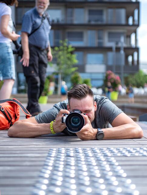 Fotograf fotografiert Fotograf. | Foto: Mario Berger