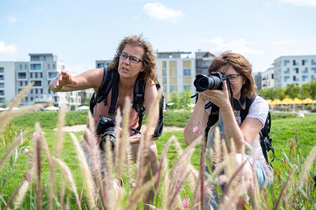 Ute Göbner-Hanselmann und Daniela Harrer. | Foto: Mario Berger