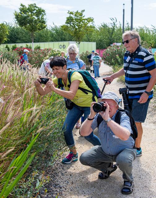 Wolfgang Müller-Bertran (rechts) mit seiner Gruppe. | Foto: Mario Berger