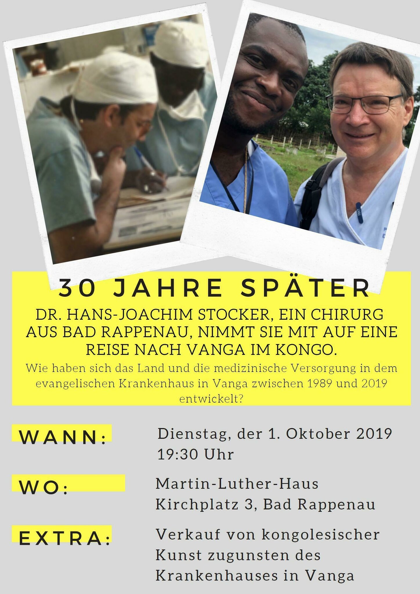 Vortrag Dr. Hans-Joachim Stocker - 30 Jahre später - Bad Rappenau