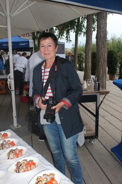 Uschi Pohl kam als Ersatz für Angelika Di Girolamo, die verhindert war. Foto: Bernecker