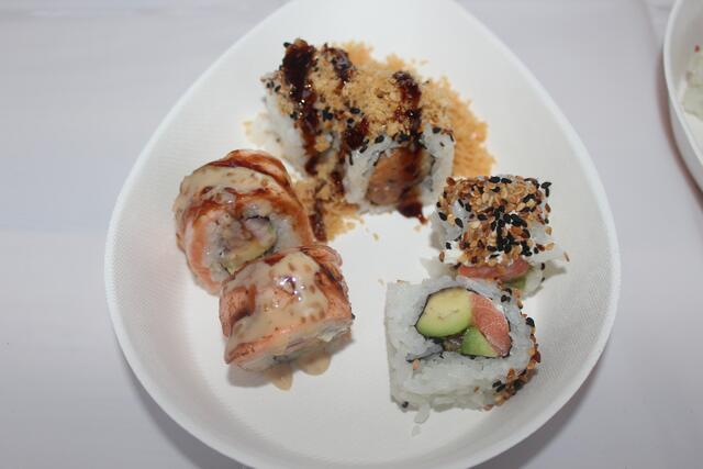 Der leckere Sushi-Teller von der "Tenno Sushi Lounge" von Thomas Gödtler. Foto: Bernecker