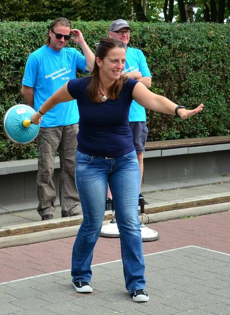 Volle Konzentration , das Ziel vor Augen...