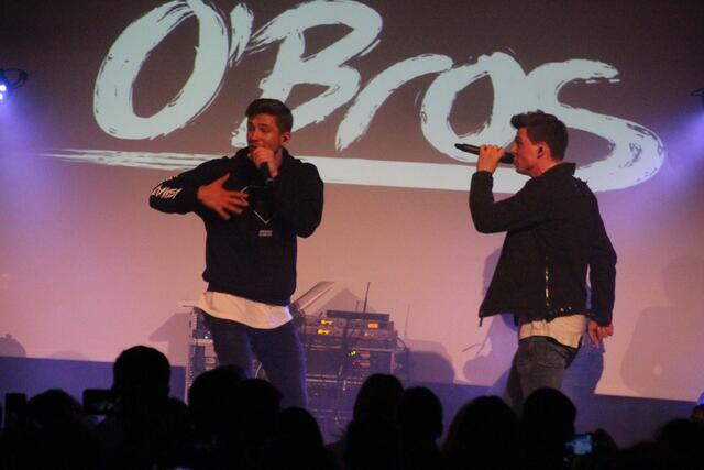 Die O´Bros als europäische Nachwuchsband begeisterte mit ihrem Hip-Hop-Konzert die jungen Menschen.