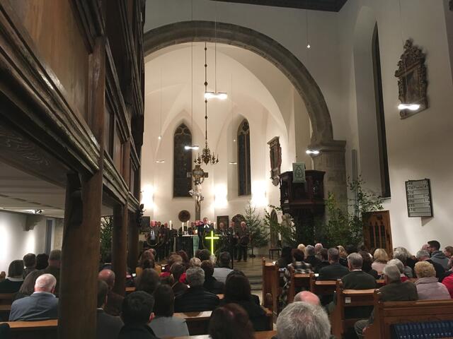 Hubertusmesse in der Ev. Stadtkirche in Neuenstadt am Kocher.