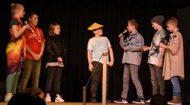 Sippe Koala des VCP Bad Wimpfen zeigt das es die Pfadfinder weltweit gibt