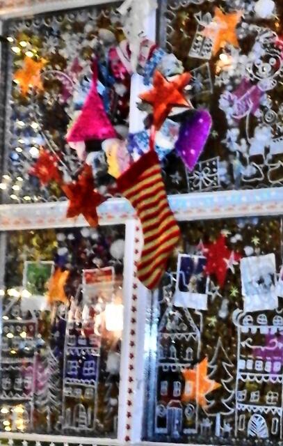 Weihnachtsfenster Bad Wimpfen Altstadt