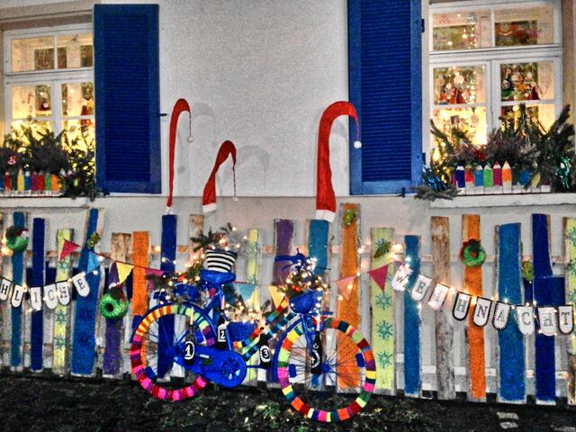 Weihnachtsfenster Bad Wimpfen Altstadt