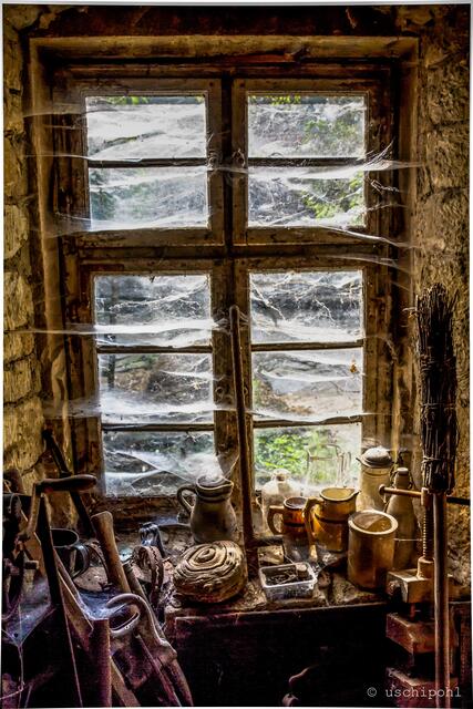 Das gleiche Fenster von Innen.