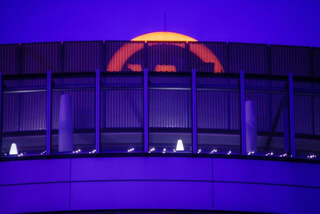 Turm mit Restaurant Terrasse, Zukunftspark Wohlgelegen