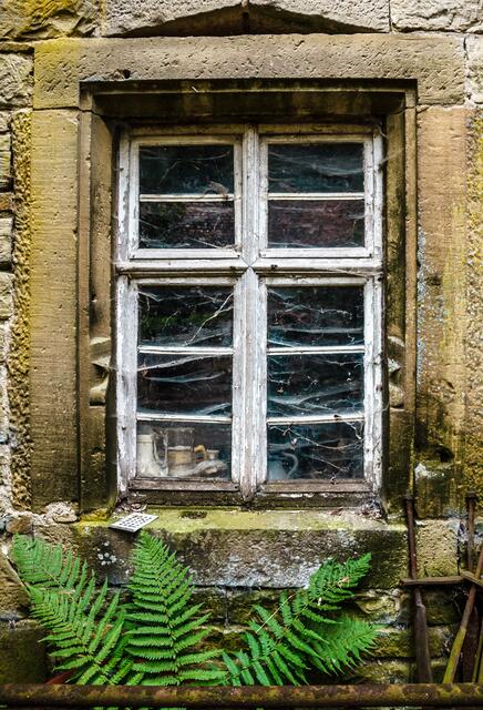 Fenster zum Hof, Raußmühle in Eppingen.