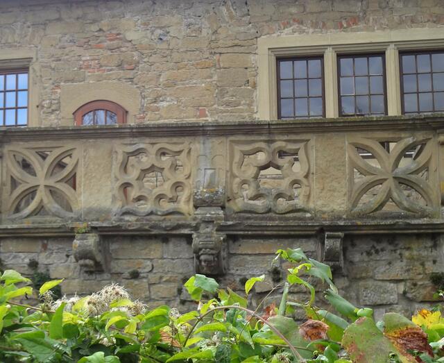 Ornamentale Durchsicht an der Burg Ravensburg