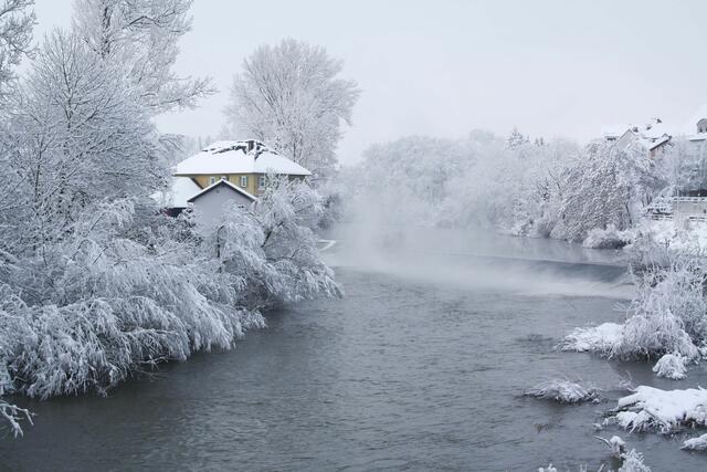 Kunstmühle im Winter