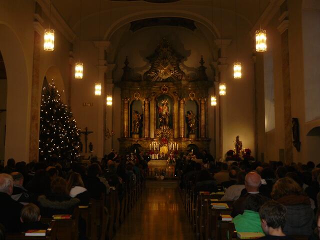 Heilig Abend in der St. Mauritius-Kirche in Oedheim