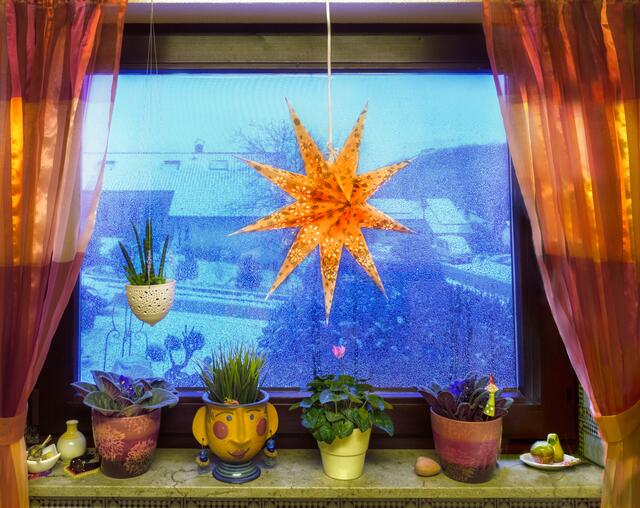 Adventszeit und warten auf das Christkind.