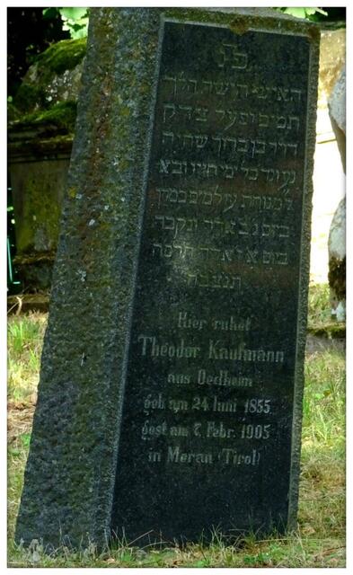 SPD Gedenktag zum 9.November am Jüdischen Friedhof in Oedheim
