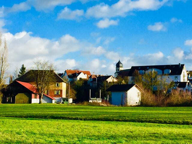 Kunstmühle und Ortsansicht