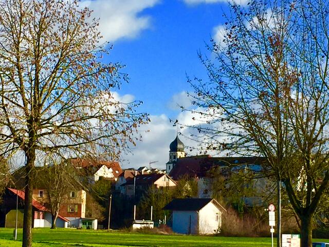Kunstmühle und Ortsansicht