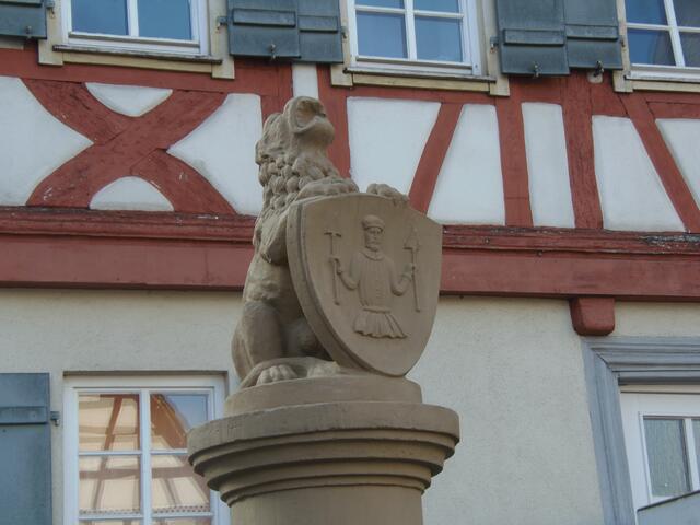 Detail vom Marktbrunnen