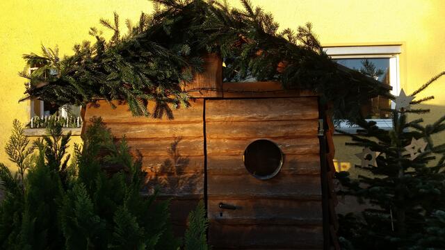 Gartenhäuschen in Gochsen, mit Guckloch