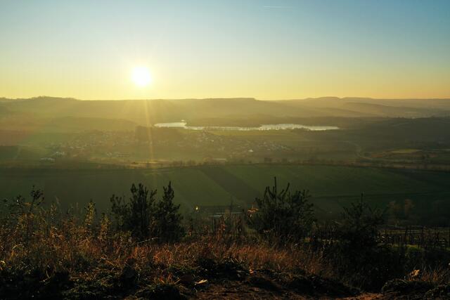 Blick von Eschenau auf den Breitenauer See