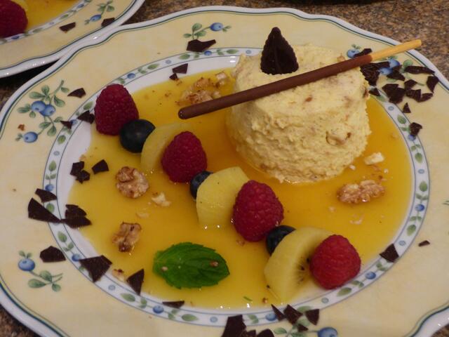 Die Creme ist servierfertig.