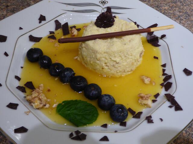 Hier eine Variante nur mit Blaubeeren - falls Himbeeren und Kiwi nicht vertragen werden.