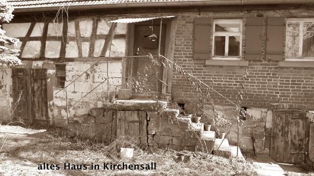 Ein sehr altes Haus in Kirchensall