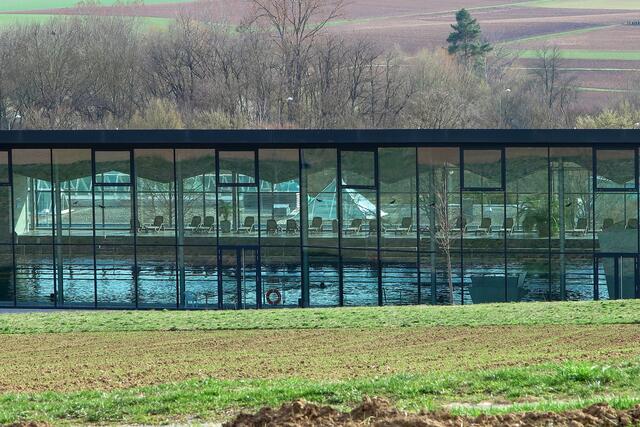 Fensterfront Schwimmhalle Neckarsulm