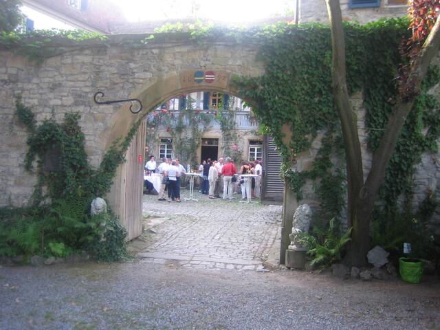 Blick in den Innenhof vom Bautzenschloss