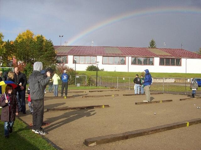 Bouleanlage auf dem Sportgelände 2008