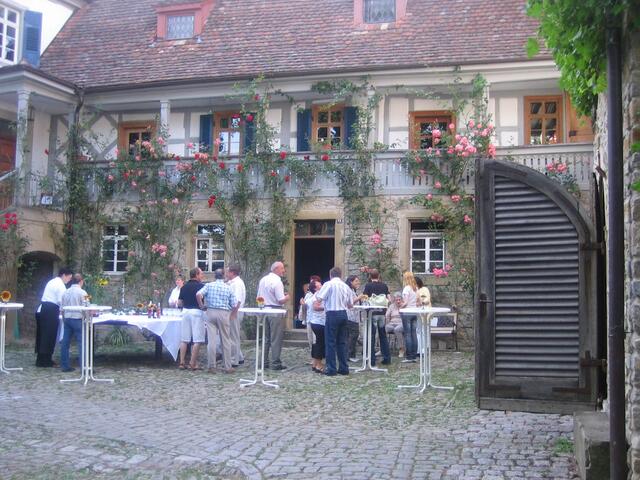 Bautzenschloss - Innenhof - mein Geburtsort 1948