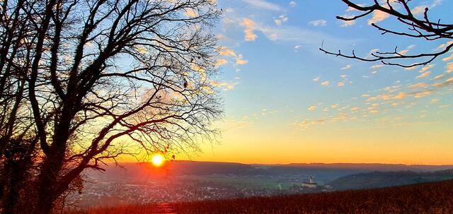 Sonnenuntergang in Gundelsheim