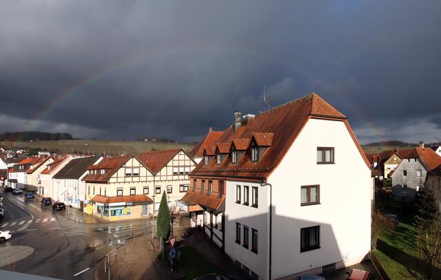 Dieser Regenbogen war am Frauentag 2019 über Gundelsheim zu sehen.