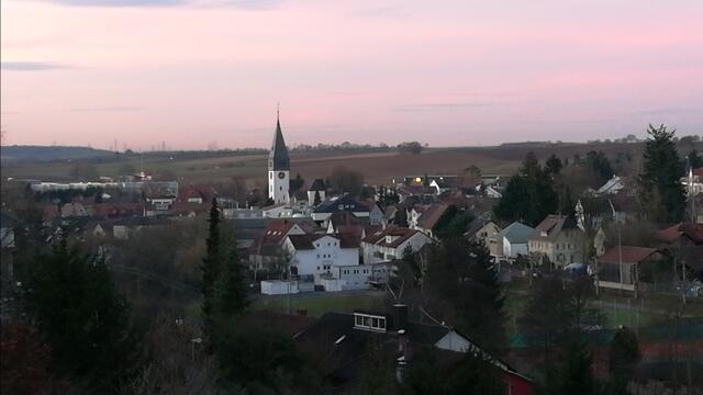 Morgenstimmung mit Blick auf Untergruppenbach