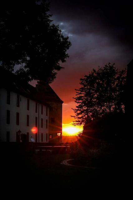 Abendsonne Burg Stettenfels