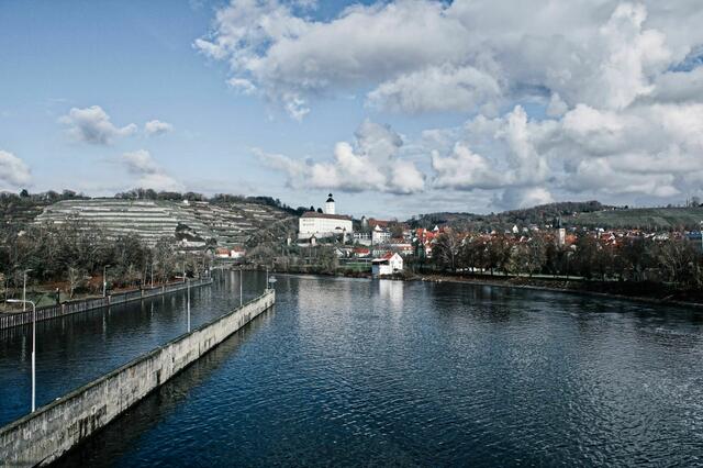 Blick von der Schleuse