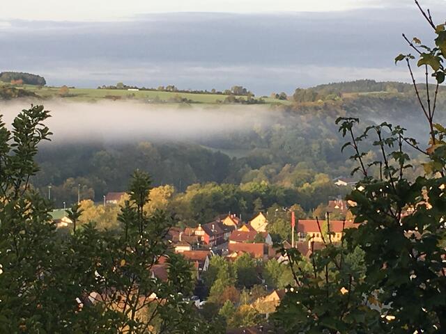 Dörzbach Blick Richtung Meßbach