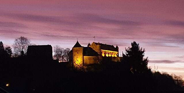 Stettenfels im Morgenlicht