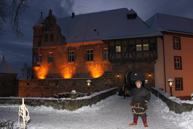 Wintermärchen auf der Burg Stettenfels