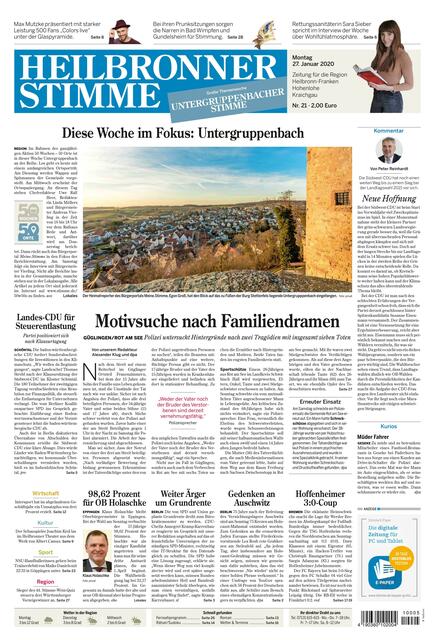 Macht den Auftakt zur Untergruppenbach-Woche in KW 5 der Leseraktion 50 Wochen, 50 Orte: das Heimatrepoprter-Foto von Egon Groß.