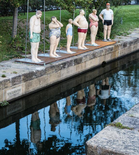 Mit Spiegelung: Uschi Pohl hat das Motiv auch einmal anders aufgenommen.