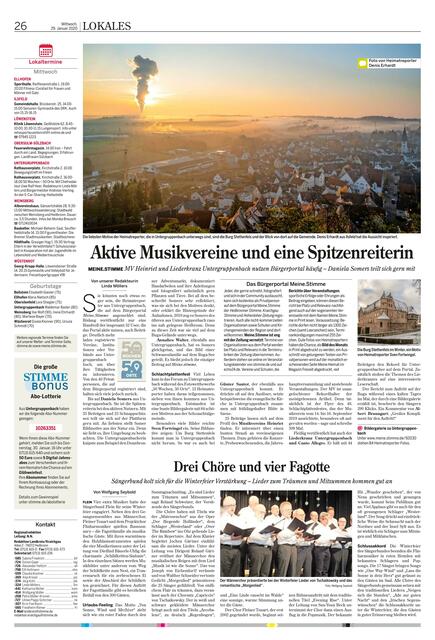 Wer ist auf meine.stimme aktiv? Das beleuchtet ein Artikel in der O-Ausgabe der Heilbronner Stimme am 29. Januar. Hier ist der Text für jeden zu lesen.