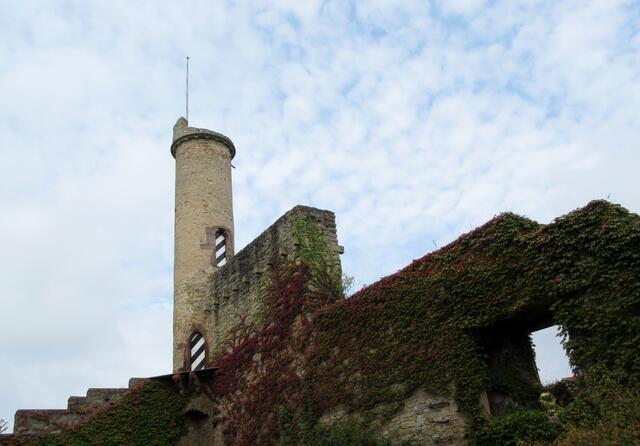 Die Talheimer Burg im September 2017, eine unserer Mittwochswanderungen